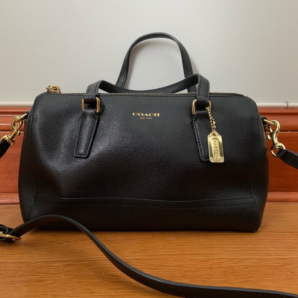 Coach black crossbody bag